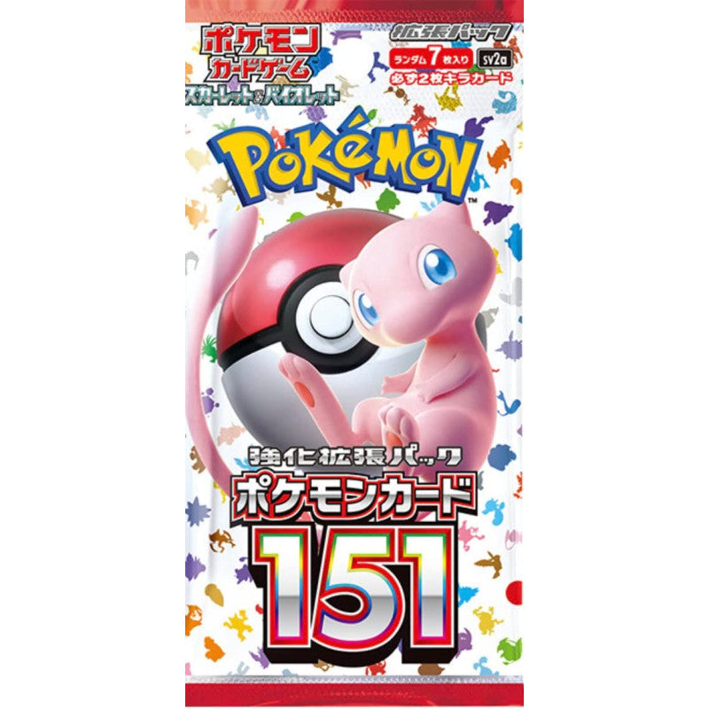 Pokemon TCG SV2A Scarlet & Violet 151 Booster Pack (Japanese Version)