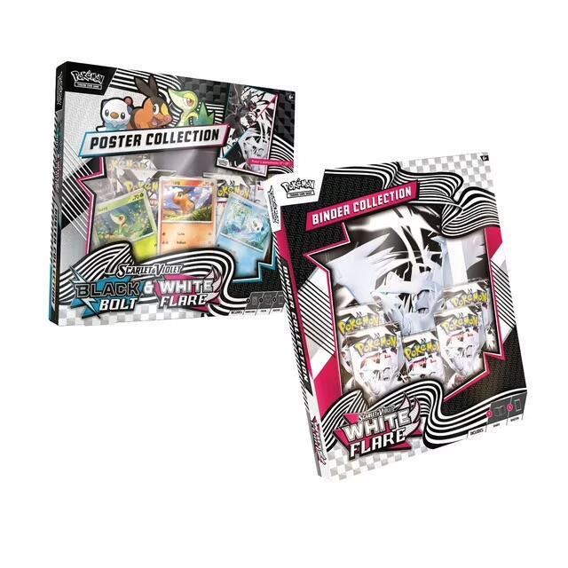 Pokemon White Flare Binder Collection and Poster Collection Sam's Club