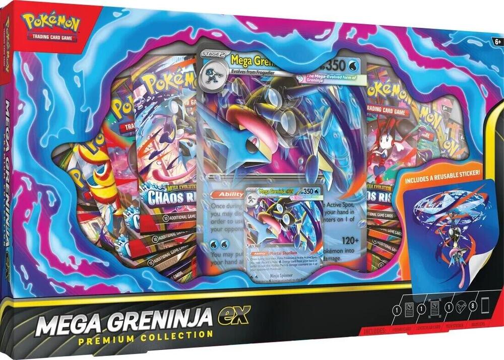 Pokémon Trading Card Game: Mega Greninja ex Premium Collection