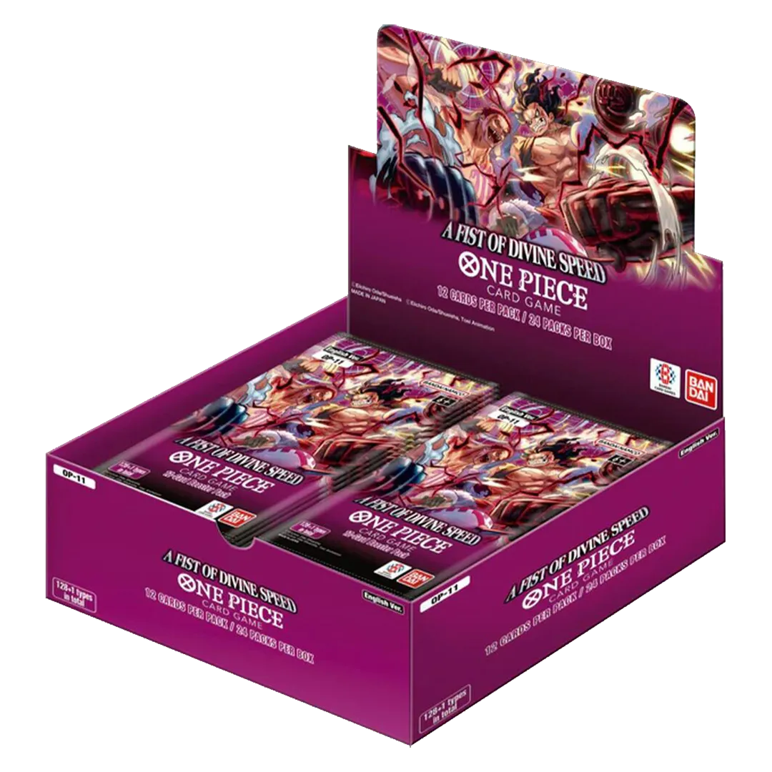 One Piece TCG: Booster Display (OP-11) - A Fist of Divine Speed Booster Box