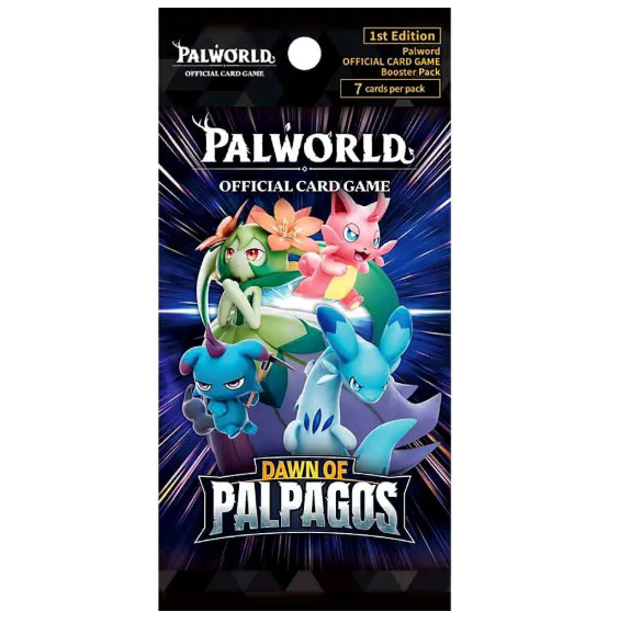 Palworld Trading Card Game Dawn of Palpagos Booster Pack POCGe-BP01 [ENGLISH, 7 Cards]