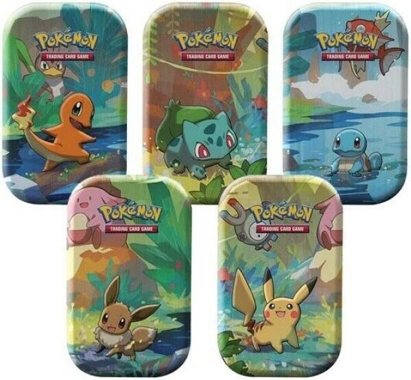 Pokemon TCG - Kanto Friends Mini Tin [Set of 5]