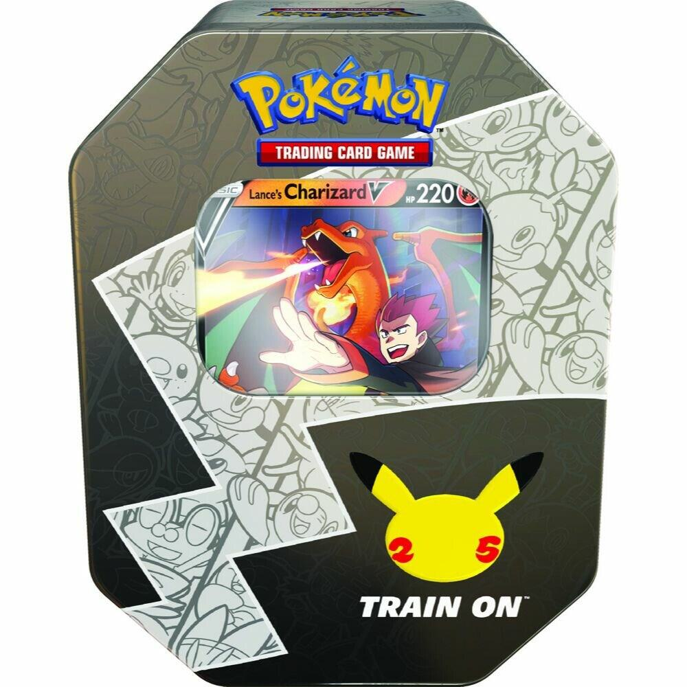 Pokémon TCG - Pokemon Celebrations International Tin [Lance's Charizard V]