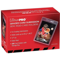Ultra Pro Graded Card Submission Semi Rigid 1/2-inch Lip Tall Sleeves | 200-Count with Storage Box