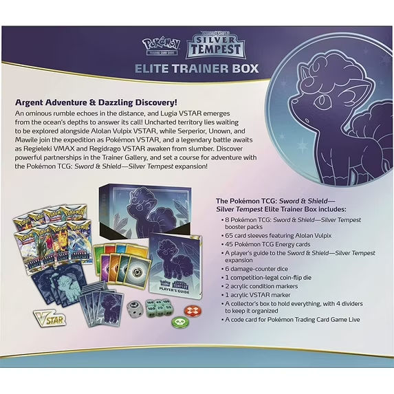 Pokémon TCG: Sword & Shield-Silver Tempest Pokémon Center Elite Trainer Box