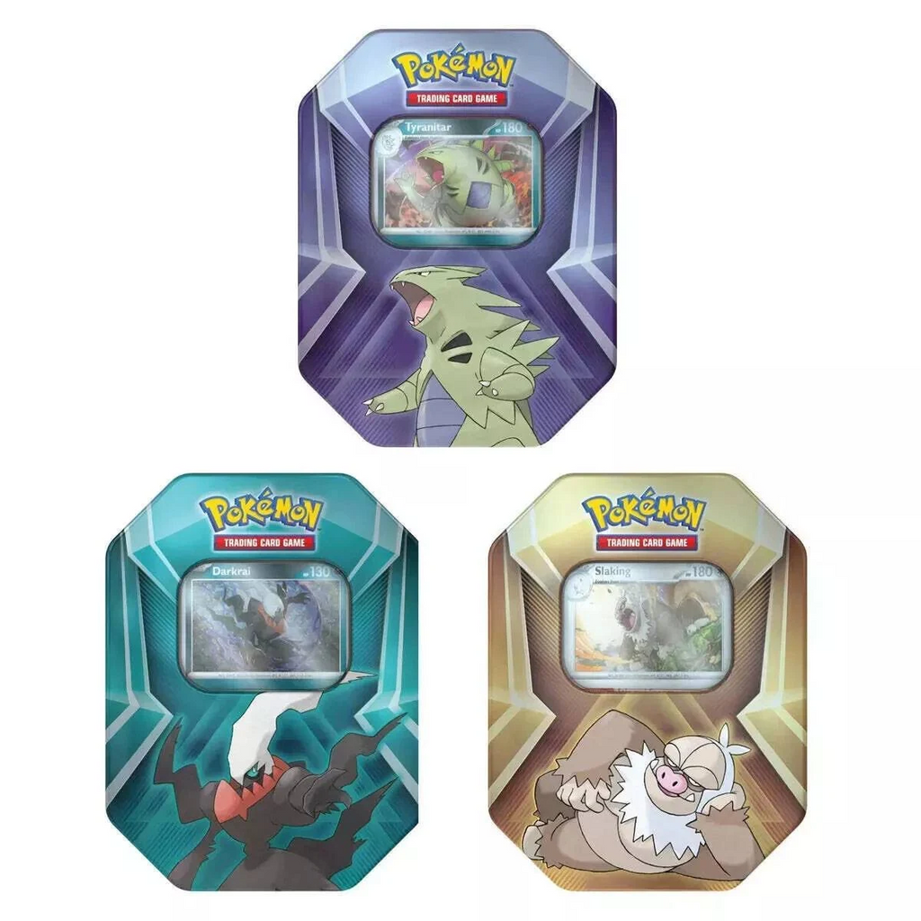 Pokemon TCG Triple Whammy Back Issue Collector Tin (Style may Vary)