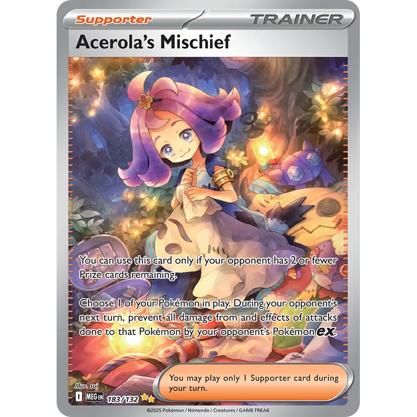 [NM] Acerola's Mischief #183/132-ME01: Mega Evolution