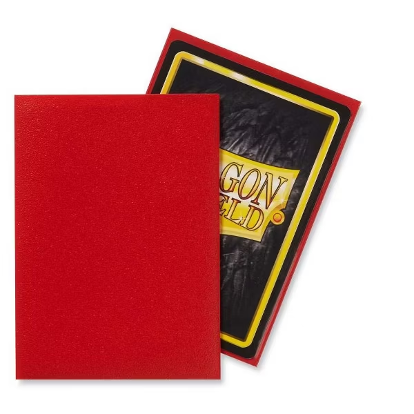Dragon Shield Matte Dual Card Sleeves - Crimson (100-Pack) - Dragon Shield Card Sleeves