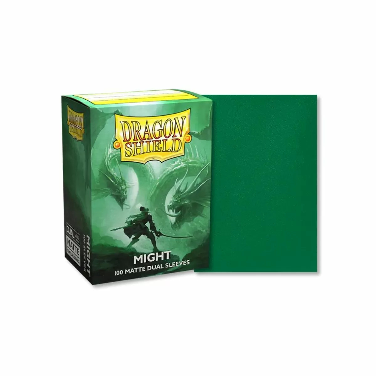 Dragon Shield Matte Dual Card Sleeves - Might (100-Pack) - Dragon Shield Card Sleeves
