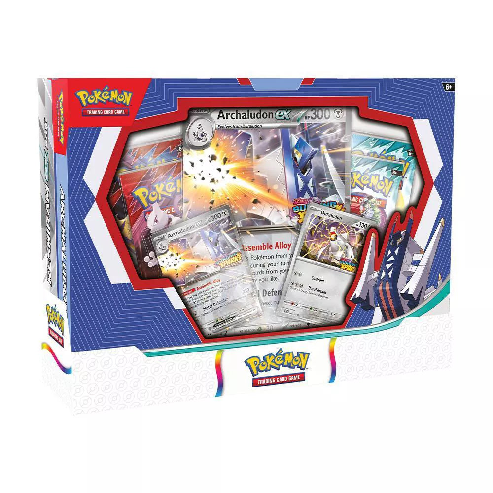 Pokemon TCG: Archaludon ex Box - 4 Packs, Promos