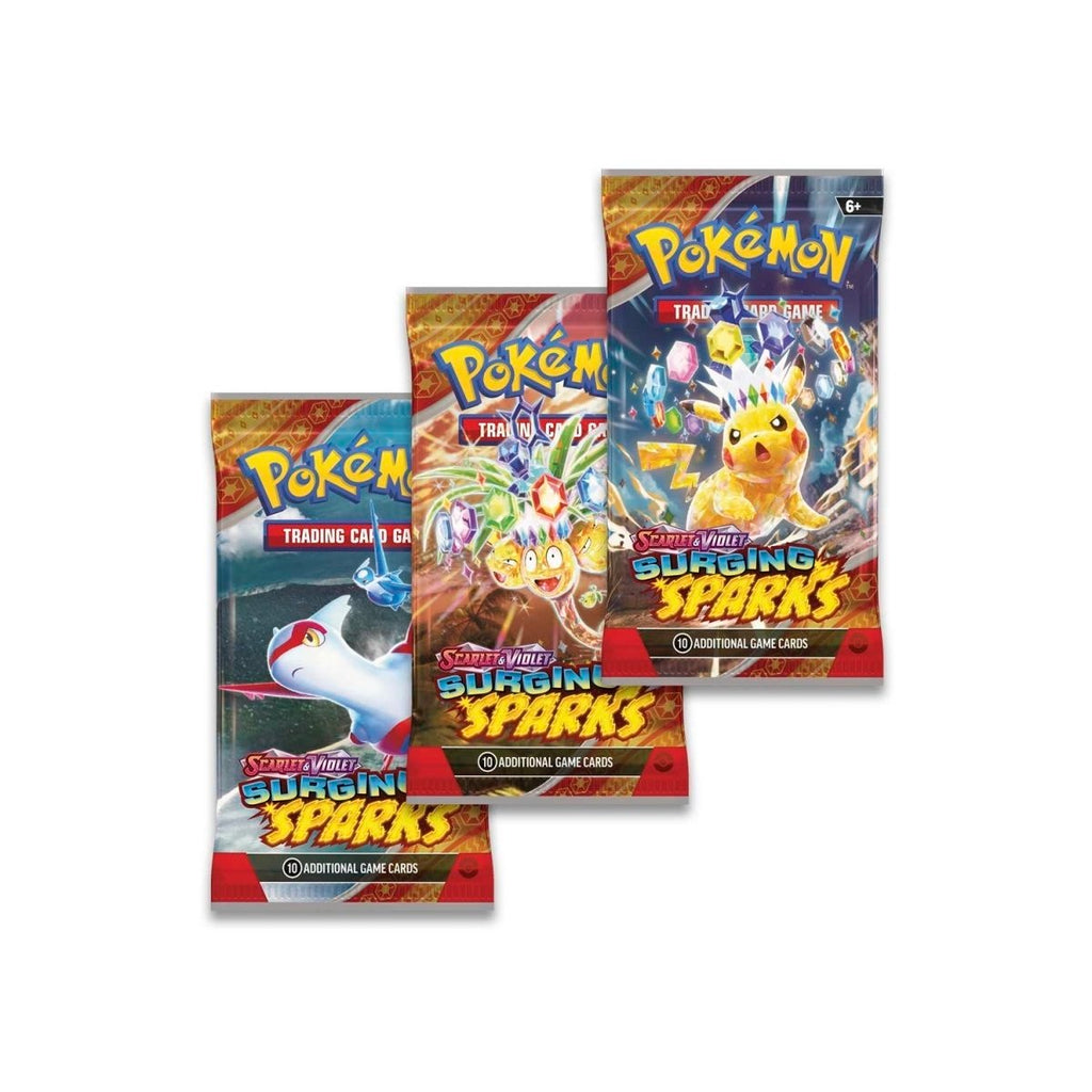 Pokémon TCG: Scarlet & Violet-Surging Sparks 3 Booster Packs & Quagsire Promo Card