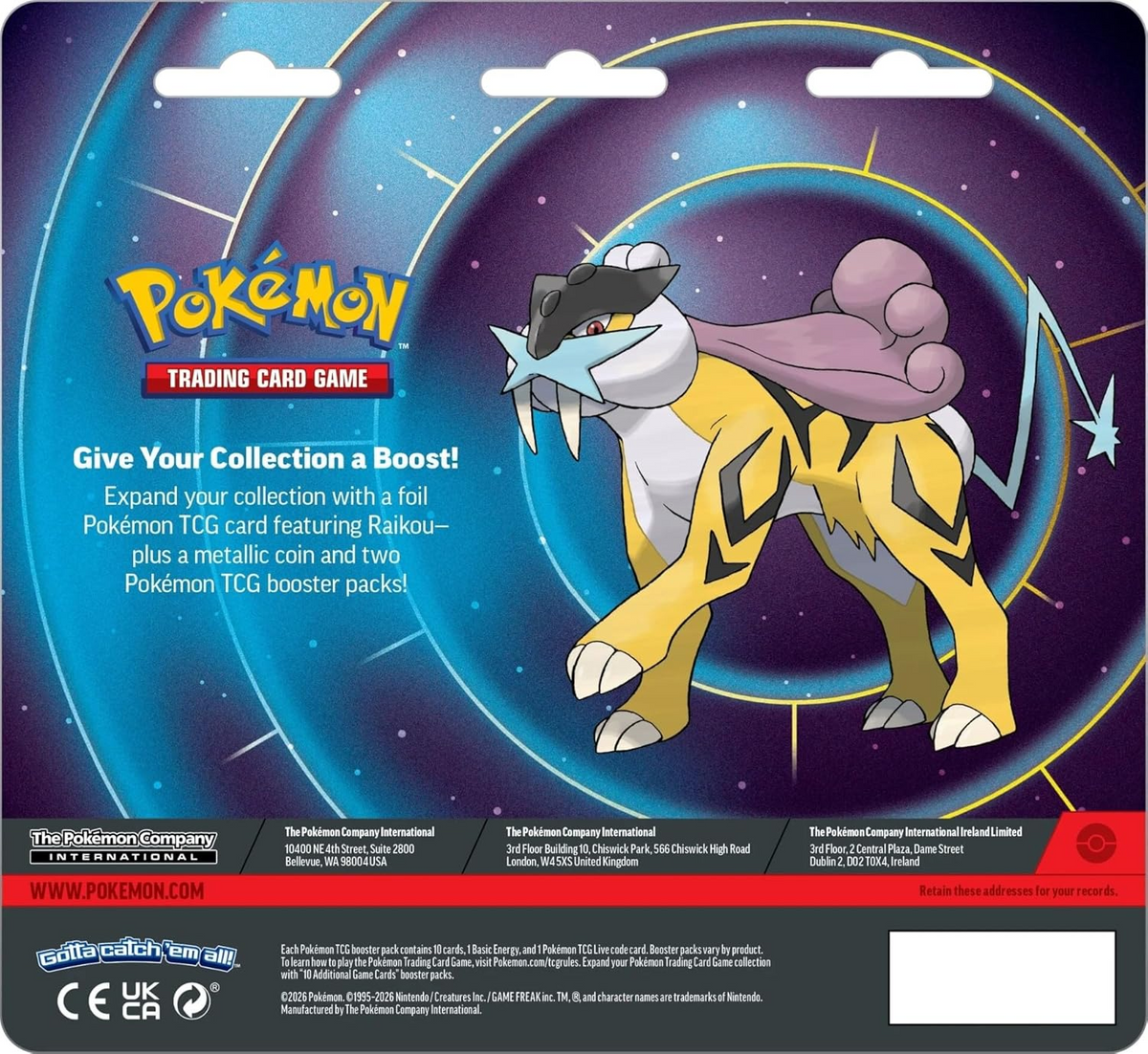 Pokemon TCG: Enhanced 2 Pack Blister - Raikou