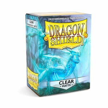 Dragon Shield Player's Choice Matte Sleeves - Matte Clear (100-Pack) - Dragon Shield Card Sleeves