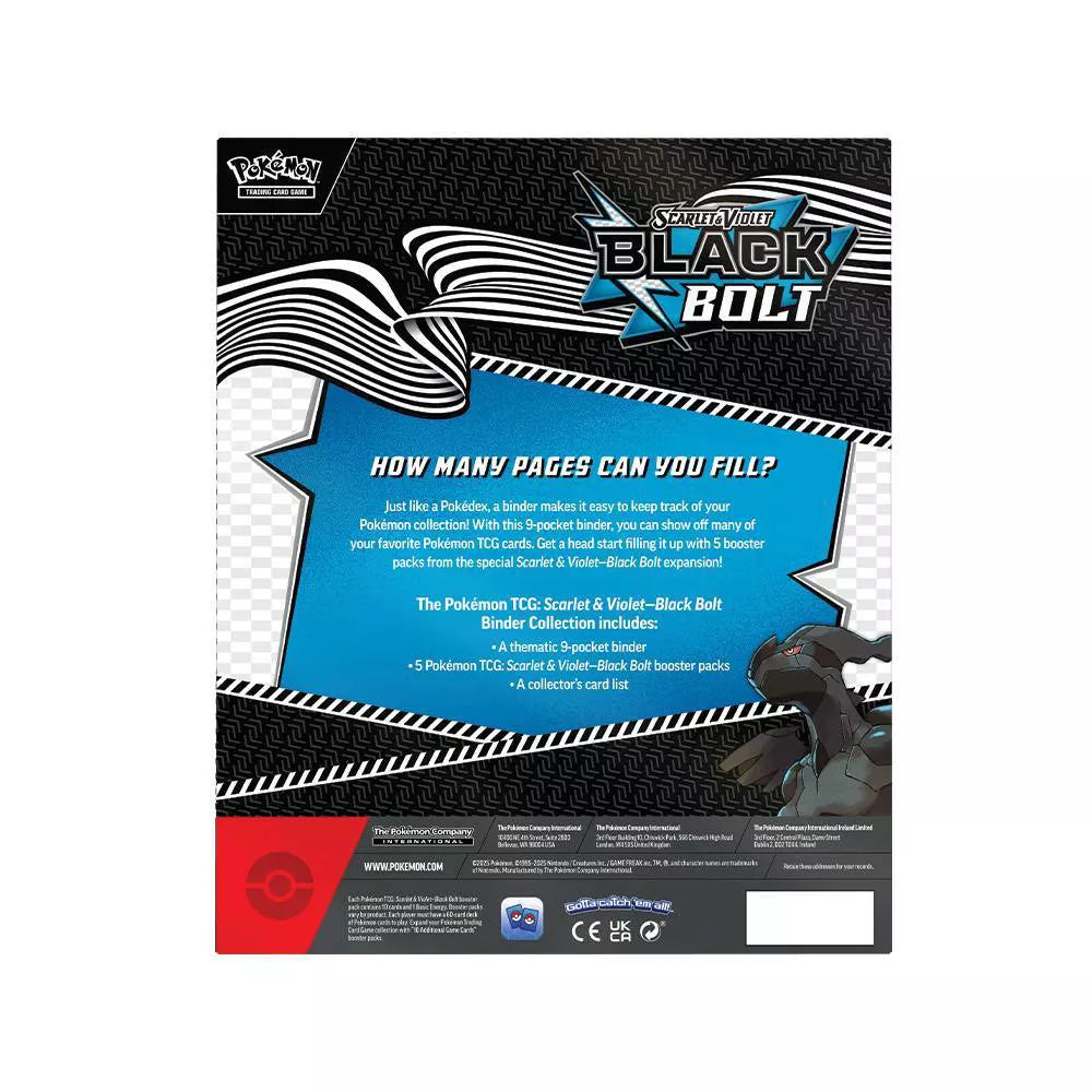 Pokémon Trading Card Game: Scarlet & Violet—Black Bolt Binder Collection