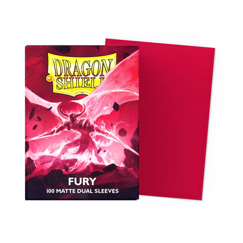 Dragon Shield Matte Dual Card Sleeves - Fury (100-Pack) - Dragon Shield Card Sleeves