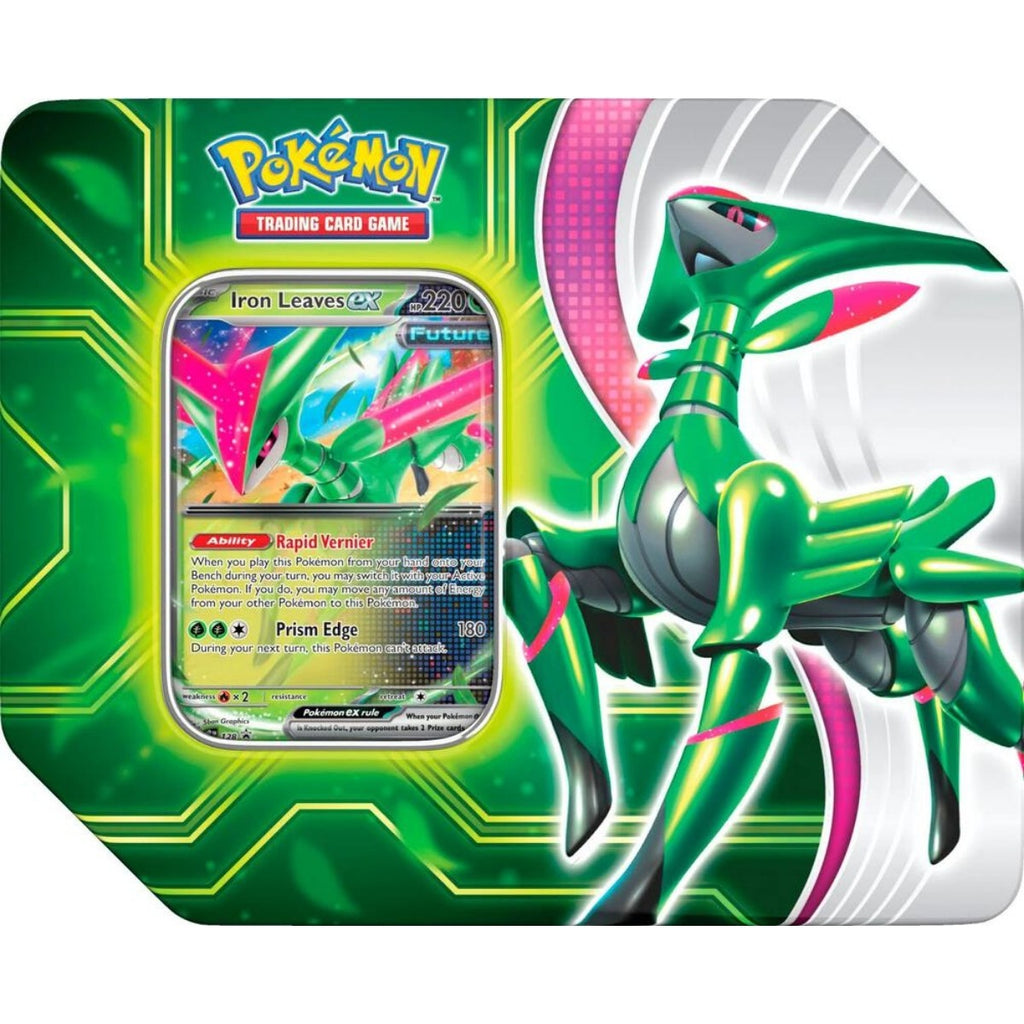 Pokemon Trading Card Game - Paradox Clash Tin [Iron Leaves ex]