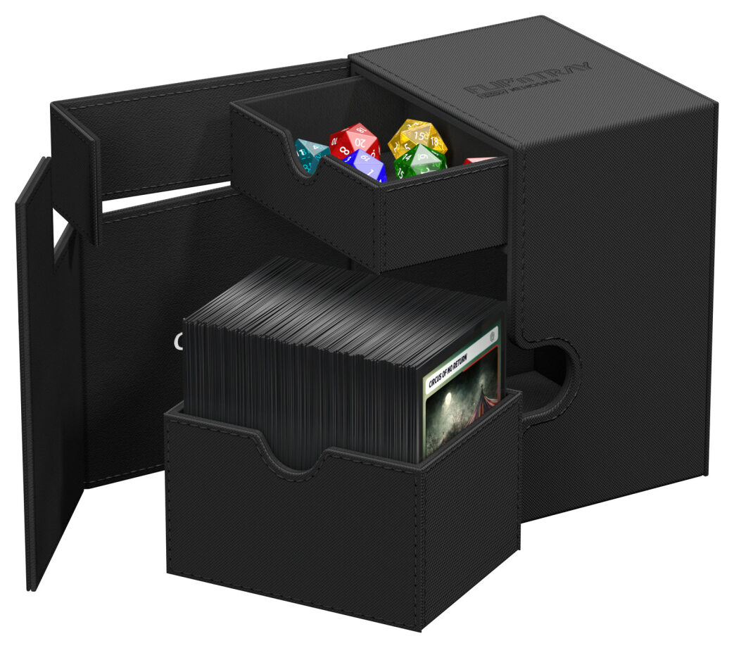 Ultimate Guard FlipnTray 133+ Monocolor - Black