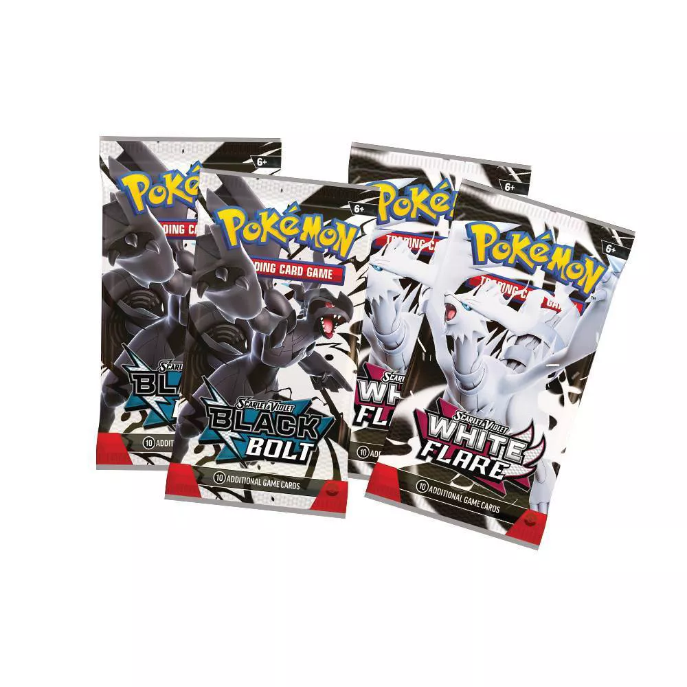Pokemon TCG Scarlet & Violet 10.5 Unova Poster Collection Box - 4 Packs