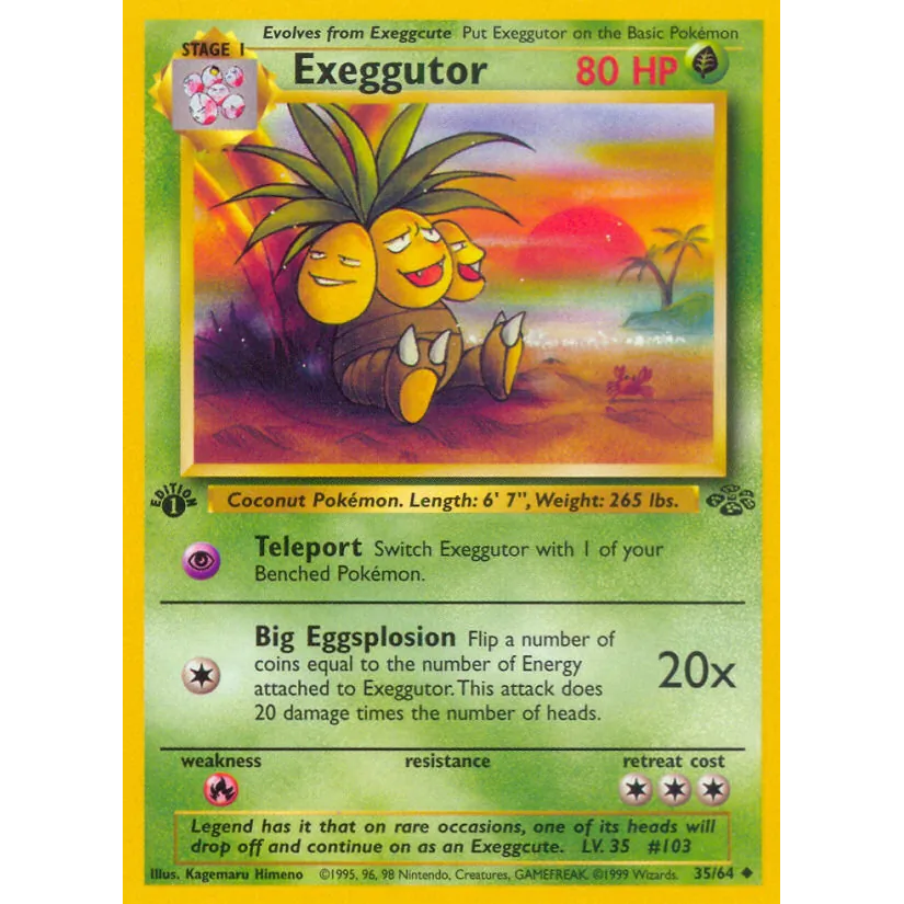 [NM] Exeggutor #35/64-Jungle