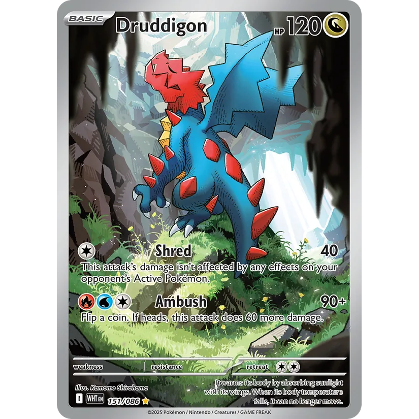 [NM] Druddigon #151/086-SV: White Flare