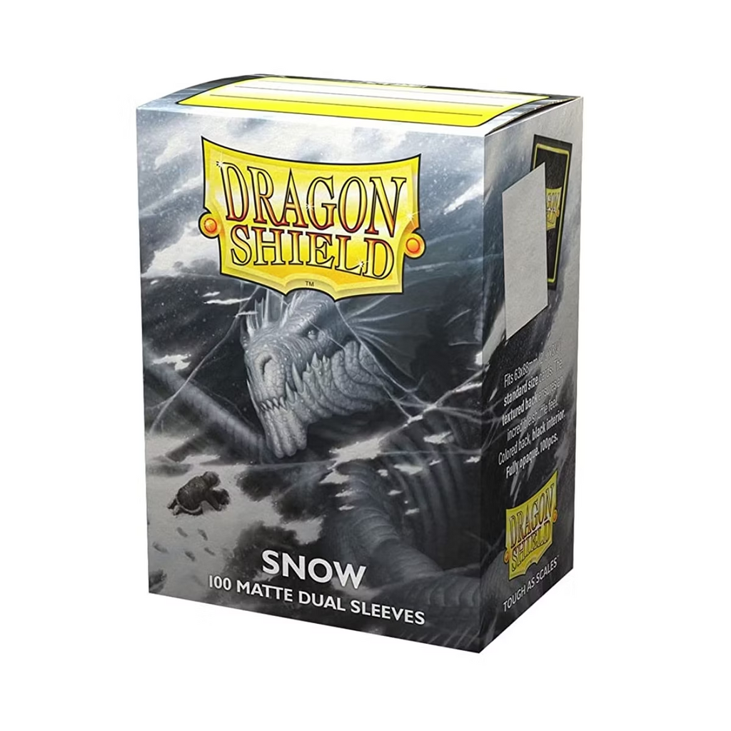 Dragon Shield Matte Dual Card Sleeves - Snow White (100-Pack) - Dragon Shield Card Sleeves