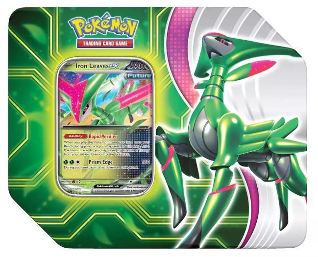 Pokemon Trading Card Game - Paradox Clash Tin [Iron Leaves ex]
