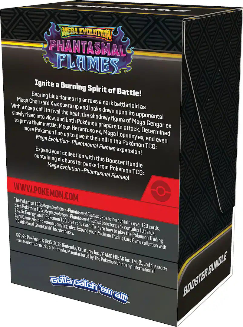 Pokémon - Trading Card Game: Mega Evolution - Phantasmal Flames 6Pk Booster Bundle