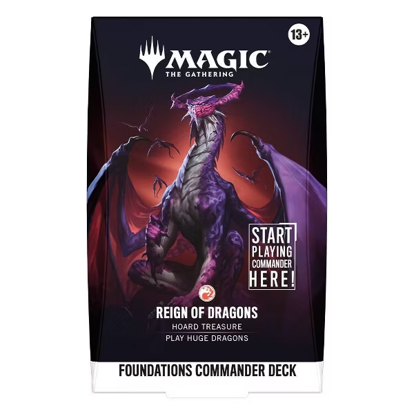 Magic The Gathering | Foundations Commander Deck - Reign of Dragons