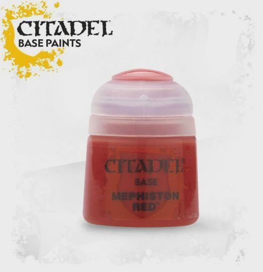 Warhammer Colour Paint: Base - Mephiston Red (12ml)