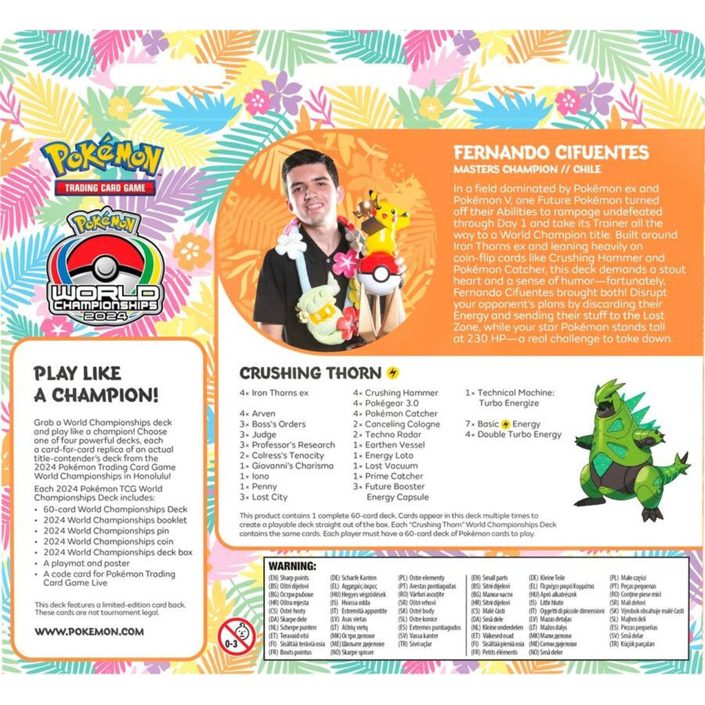 Pokémon - Trading Card Game: World Championship Deck 2024 - Styles May Vary