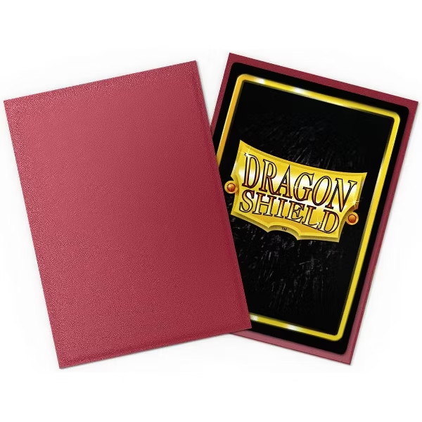 Dragon Shield Non-Glare Matte Blood Red Sleeves (100-Pack) - Dragon Shield Card Sleeves