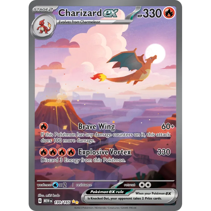 [NM] Charizard ex #199/165-SV: Scarlet & Violet 151