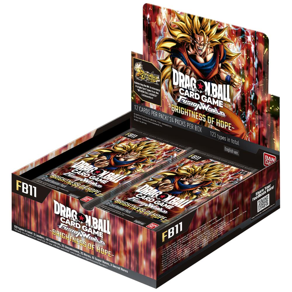 Dragon Ball Super Fusion World TCG: Brightness of Hope FB11 Booster Box Display (24 packs)