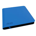 ARCANE FORTRESS: SOLID COLOR: BLUE 12-POCKET ZIPPER BINDER