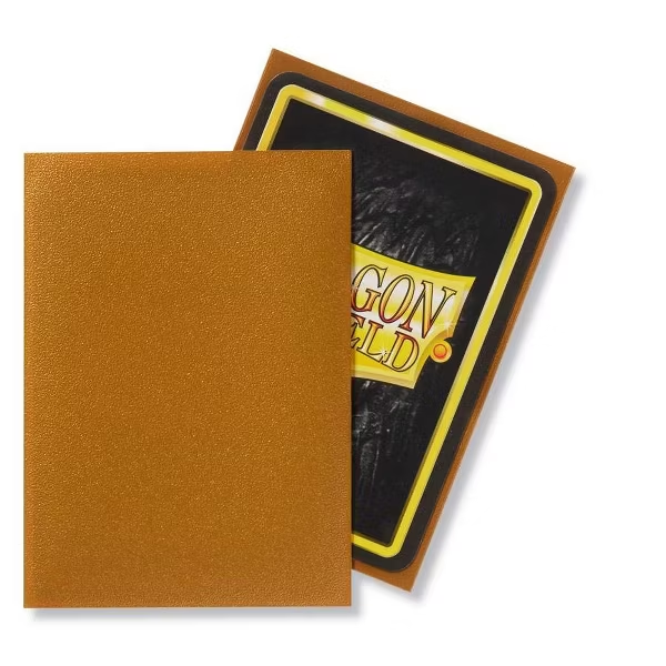 Dragon Shield Matte Sleeves - Gold (100-Pack) - Dragon Shield Card Sleeves