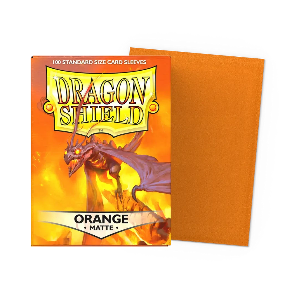 Dragon Shield Player's Choice Matte Sleeves - Orange (100-Pack) - Dragon Shield Card Sleeves