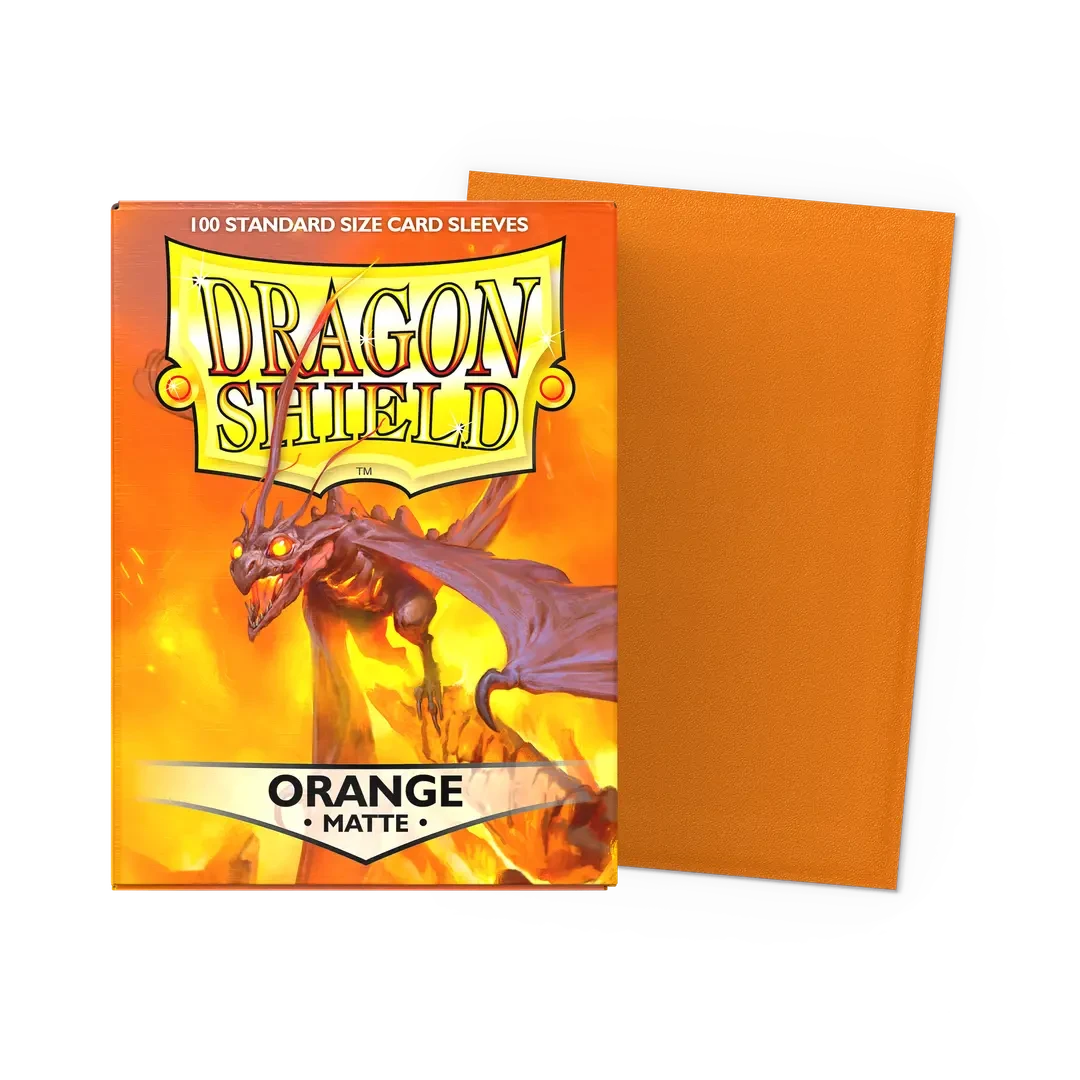 Dragon Shield Player's Choice Matte Sleeves - Orange (100-Pack) - Dragon Shield Card Sleeves