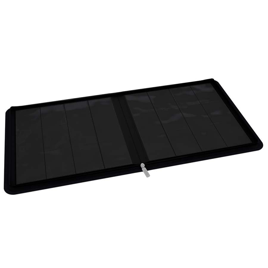 ARCANE FORTRESS: SOLID COLOR: CREAM 12-POCKET ZIPPER BINDER