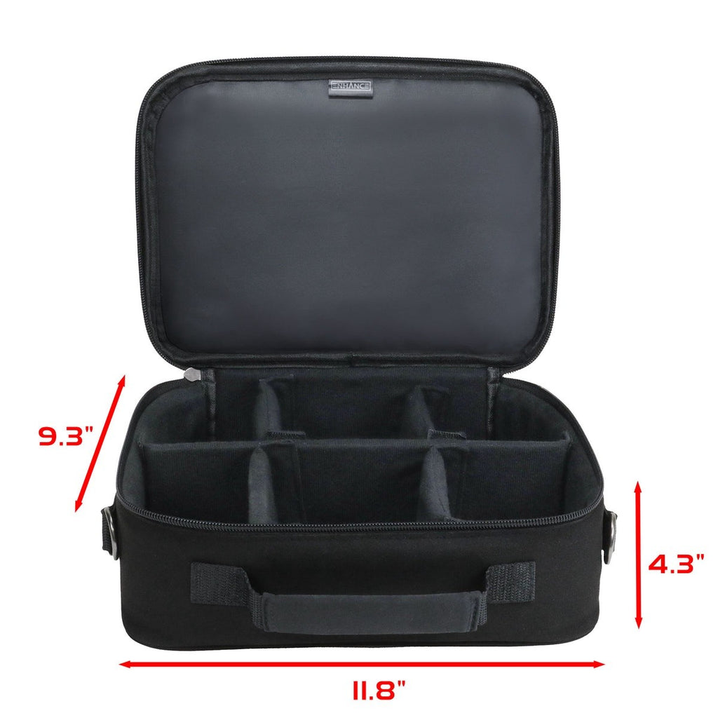 ENHANCE Designer Edition Compact MTG Bag with Customizable Interior (Black)