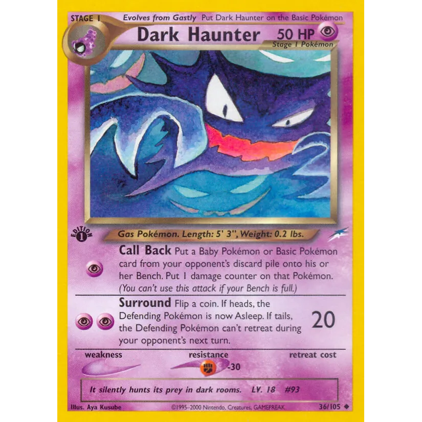 [NM] Dark Haunter #036/105-Neo Destiny