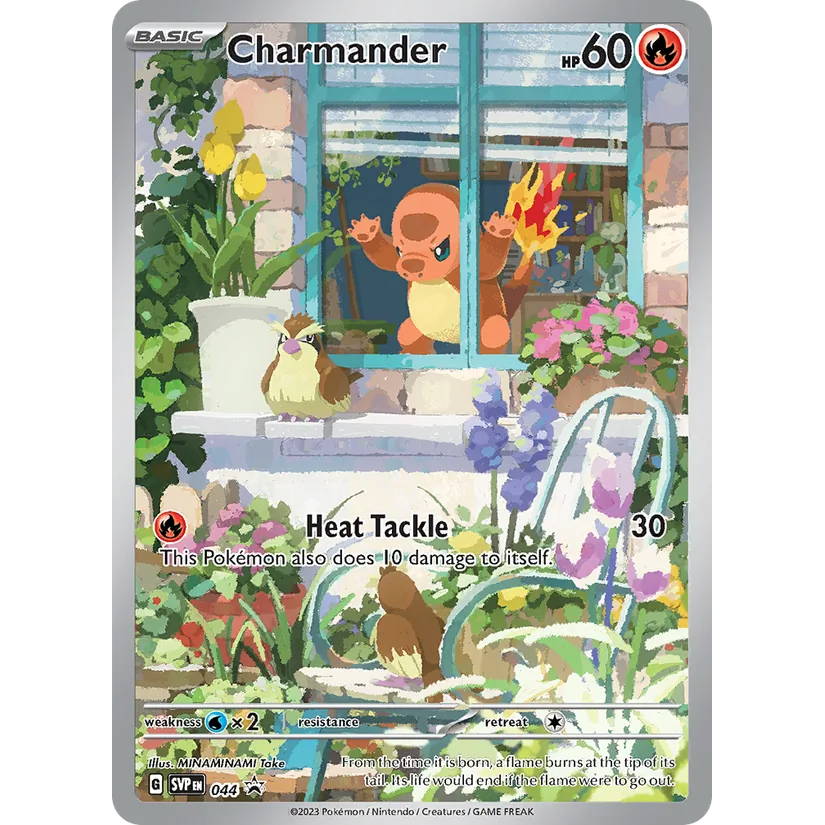 [NM] Charmander - 044 (Pokemon Center Exclusive) #044-SV: Scarlet & Violet Promo Cards