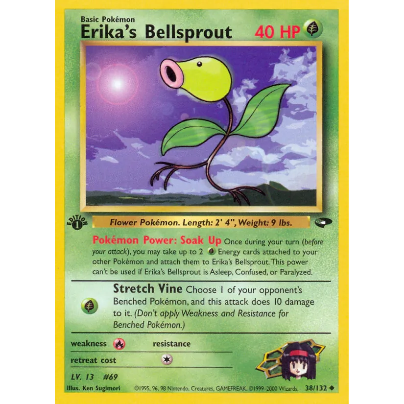 [NM] Erika's Bellsprout #038/132-Gym Challenge