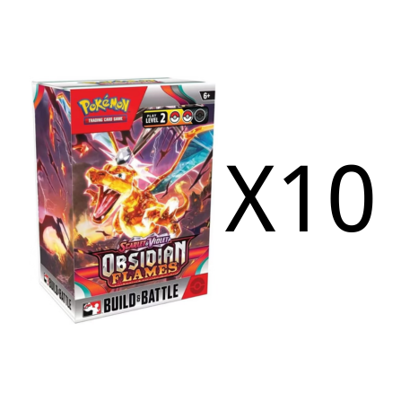 Pokemon TCG: Obsidian Flames Build And Battle Case