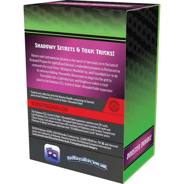 Pokemon TCG: Scarlet & Violet Shrouded Fable Booster Bundle - 6 Packs