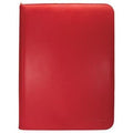 Vivid 9-Pocket Zippered PRO-Binder - Red - Ultra Pro Storage Albums (ULTRAPROST)