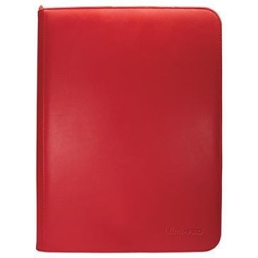 Vivid 9-Pocket Zippered PRO-Binder - Red - Ultra Pro Storage Albums (ULTRAPROST)