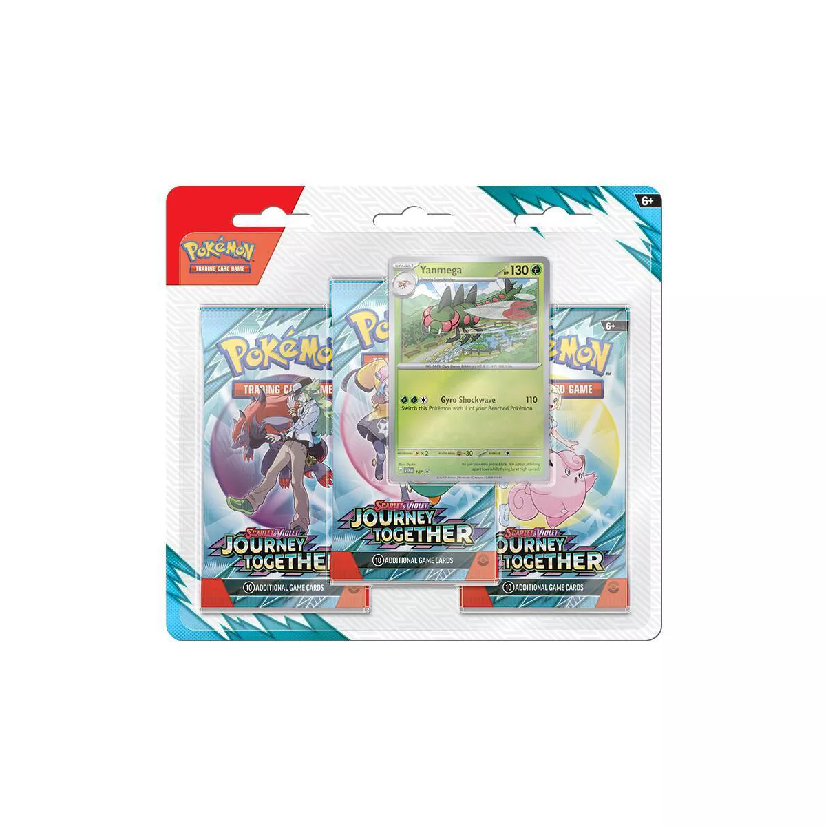 Pokémon - Trading Card Game - Scarlet & Violet Journey Together 3 Pk Booster - Styles May Vary