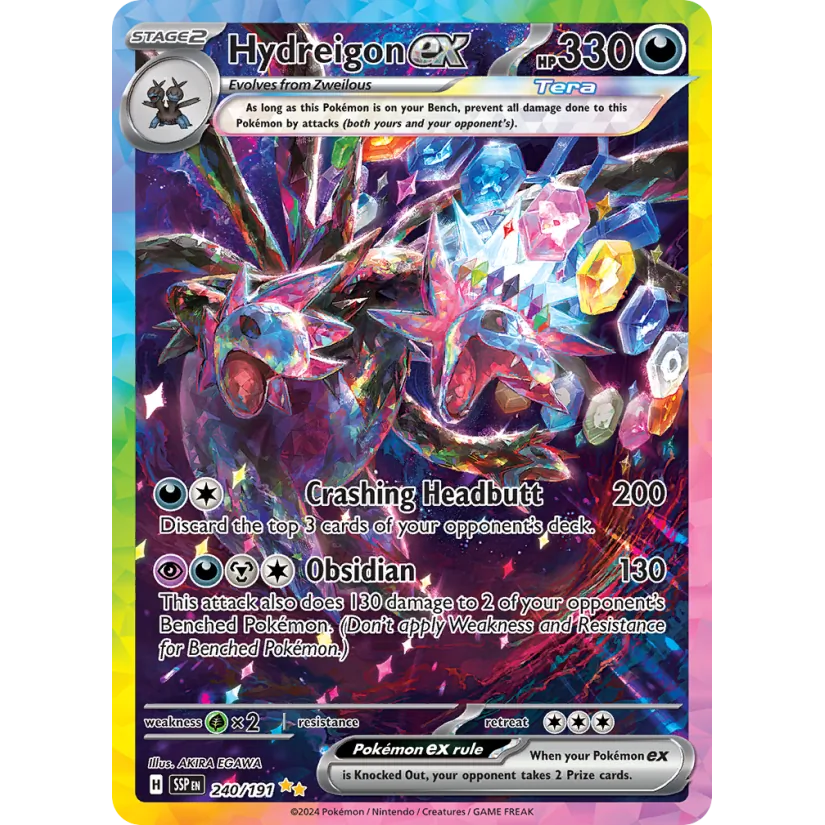 [NM] Hydreigon ex #240/191-SV08: Surging Sparks