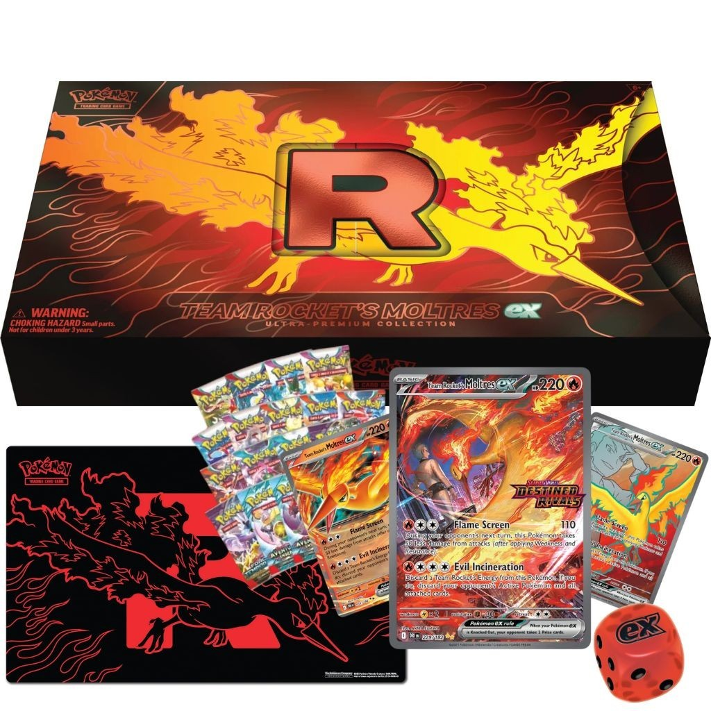 Pokemon TCG: Team Rocket’s Moltres ex Ultra-Premium Collection