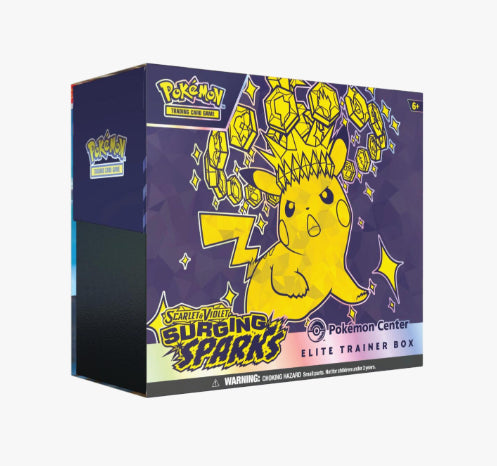 Surging Sparks Pokemon Center Elite Trainer Box (Exclusive) - SV08: Surging Sparks (SSP)